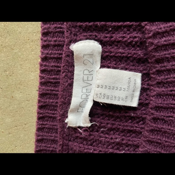 Purple lace detail sweater - Picture 4 of 5